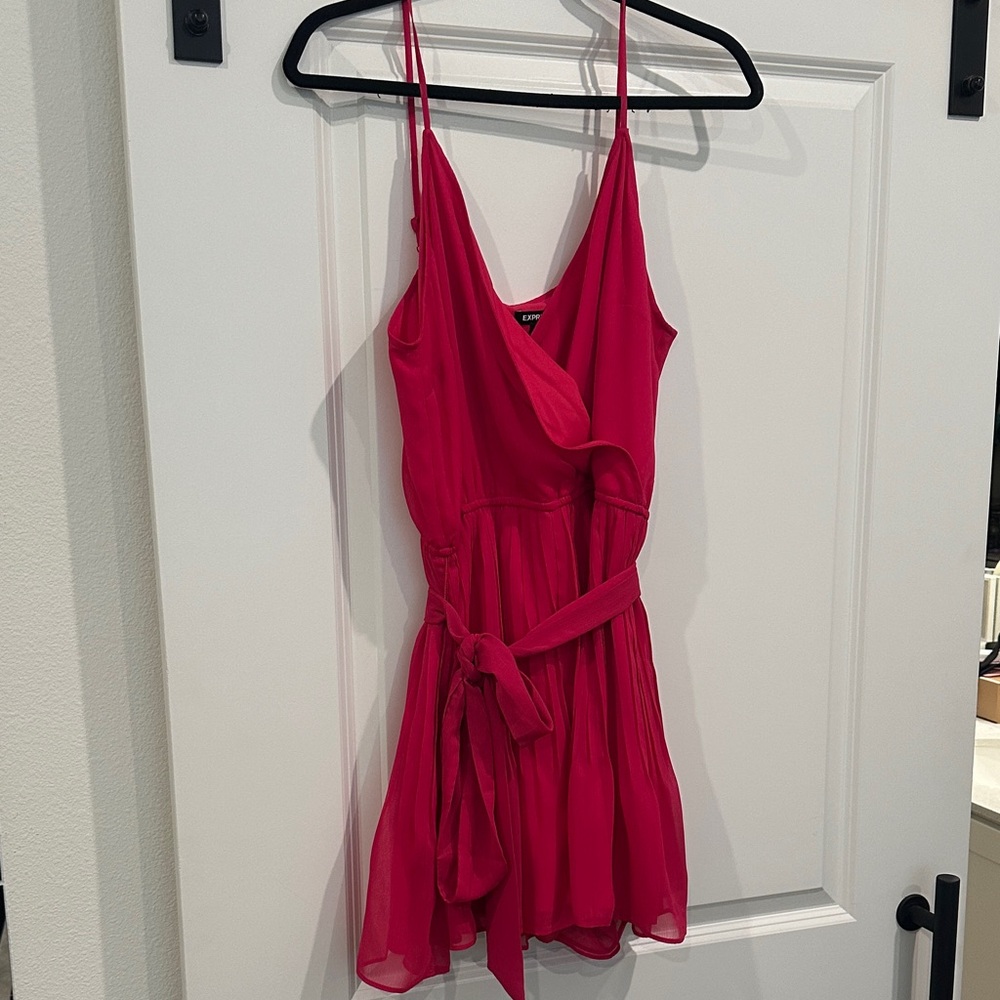 Express Pink Flowy Romper